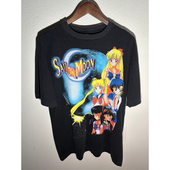 Sailor Moon Rare Anime Vintage Reprint Single Stitch T-shirt Screen Stars Tag - Picture 1 of 6